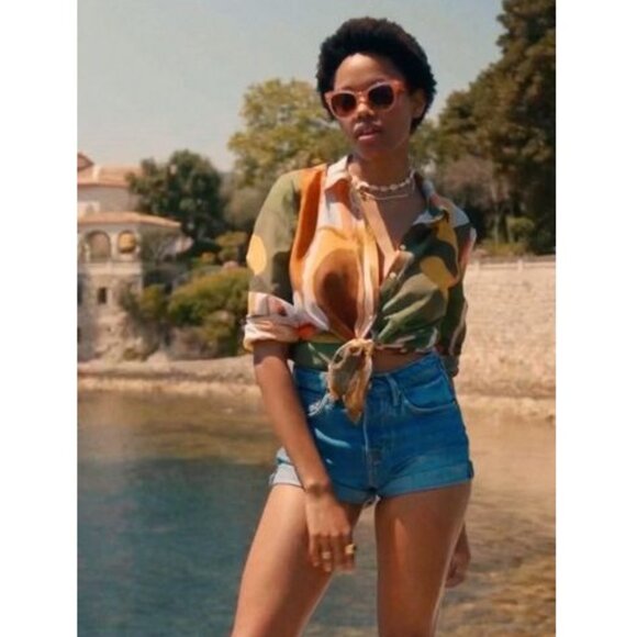 Sézane x Rafael Uriegas Pierro Shirt / Size 36 / US 4 / Lugar Button Down - Picture 2 of 9